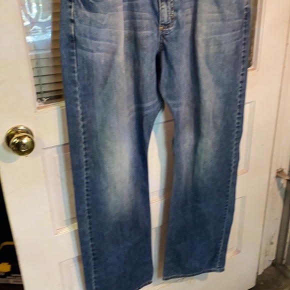 Wrangler Boot cut Relaxed Distressed Jeans 38X32 - Picture 3 of 7